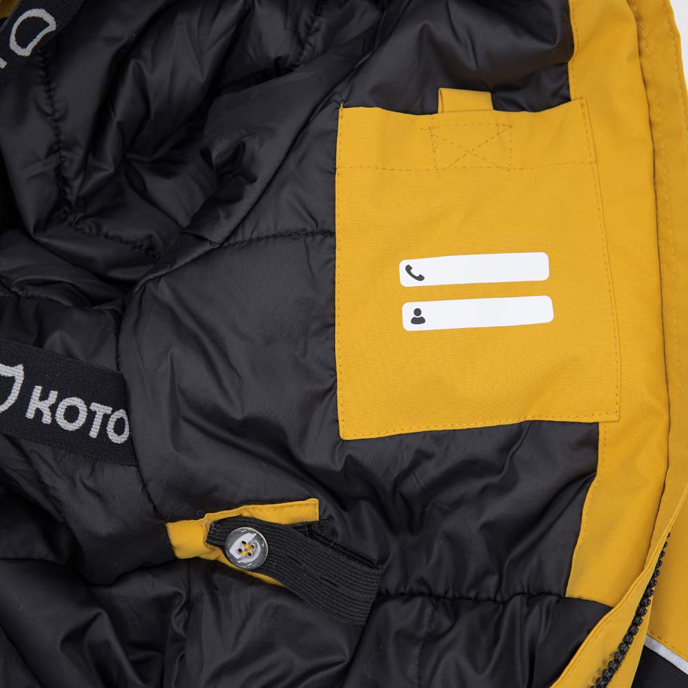 07769042-40 Зимний комбинезон детский горчичный, все фото 5