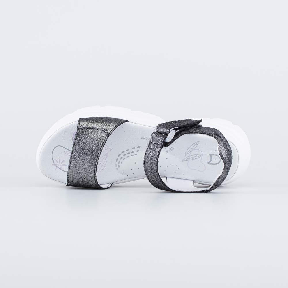 722039-21 Кожаные босоножки на липучках, все фото 4