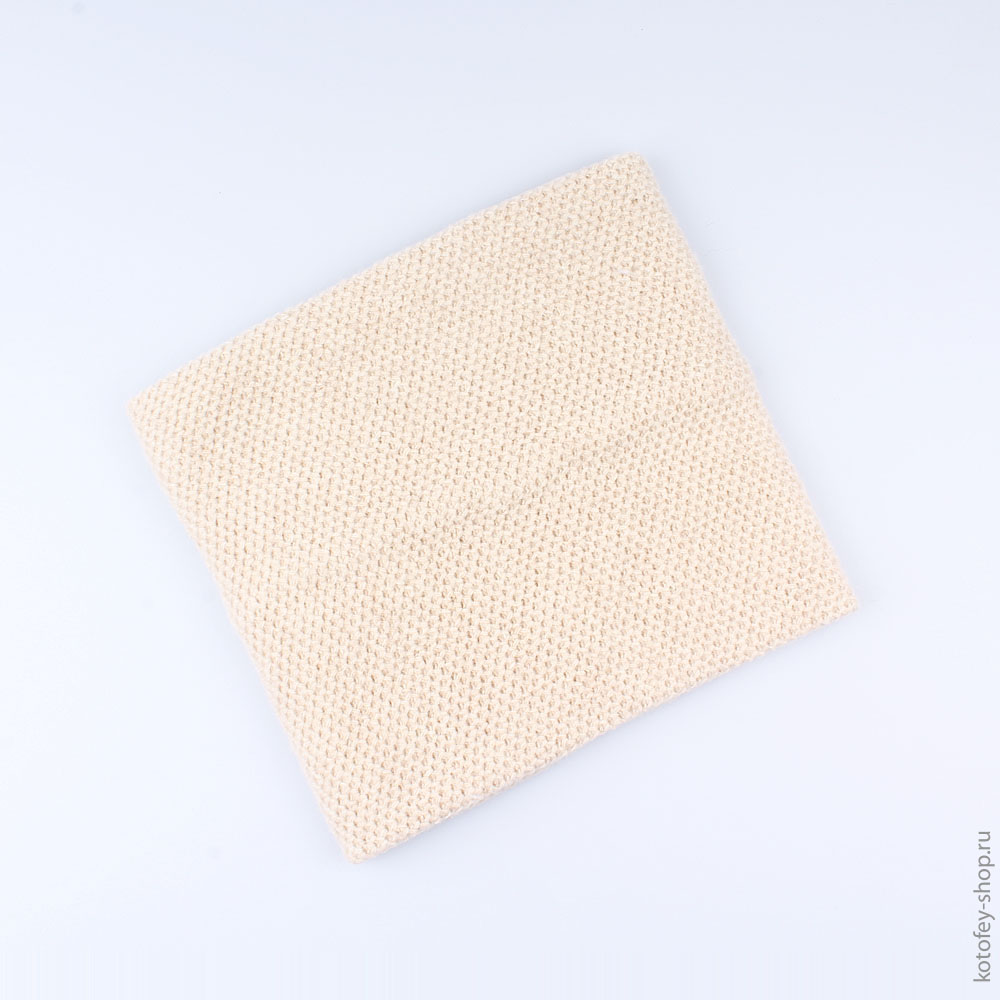 07012086-40 Снуд из 80% шерсти детский бежевый, все фото 1