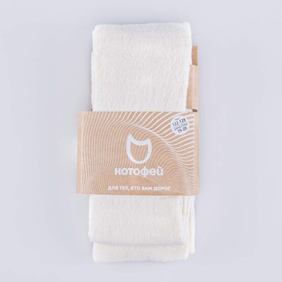 07032439-40 Ажурные колготки для девочки молочный, все фото 3