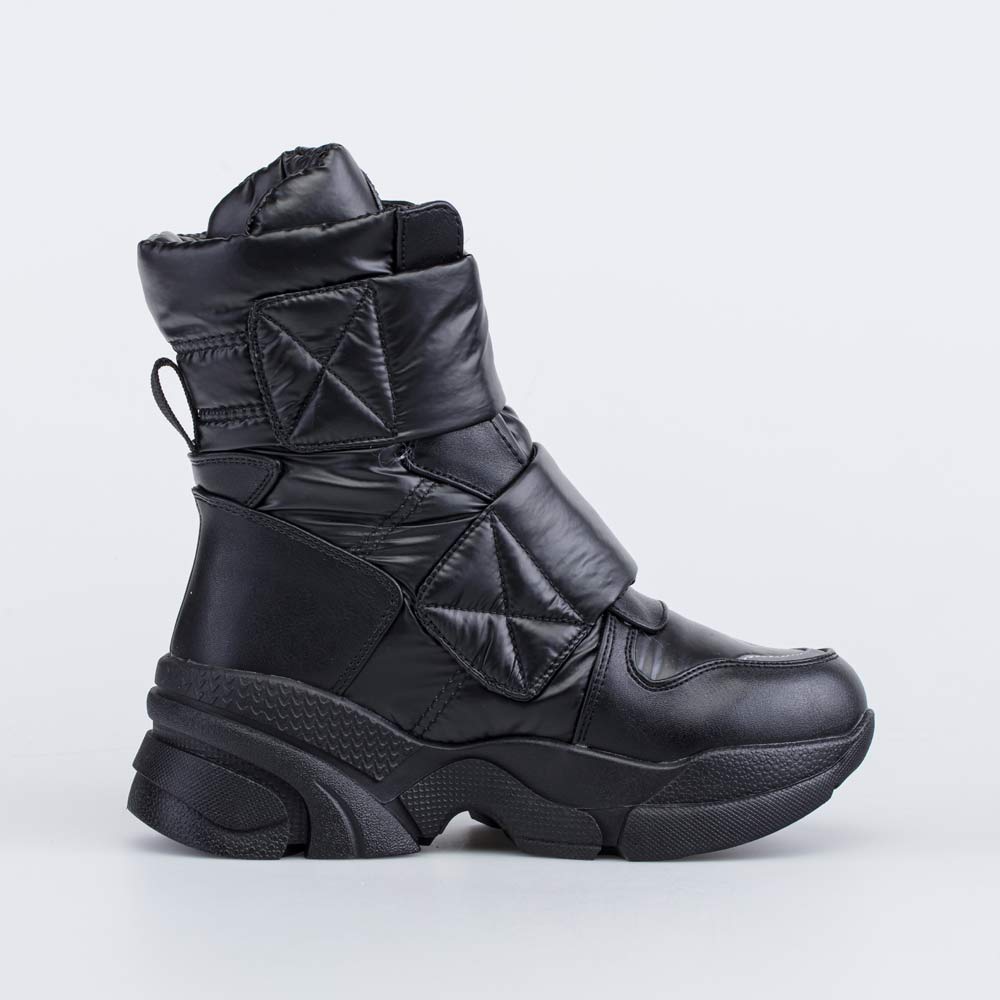 654065-41 Черные дутики на высокой подошве, все фото 2