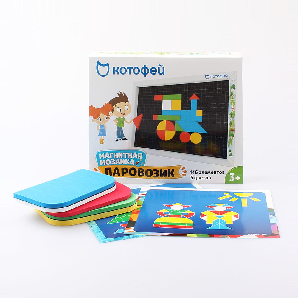 040605 Мозайка магнитная Паровозик, все фото 1