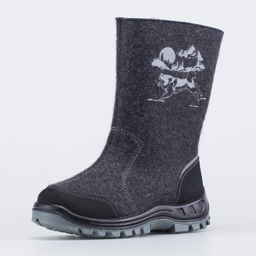 767049-41 Валенки для мальчика Волк серый, все фото 1