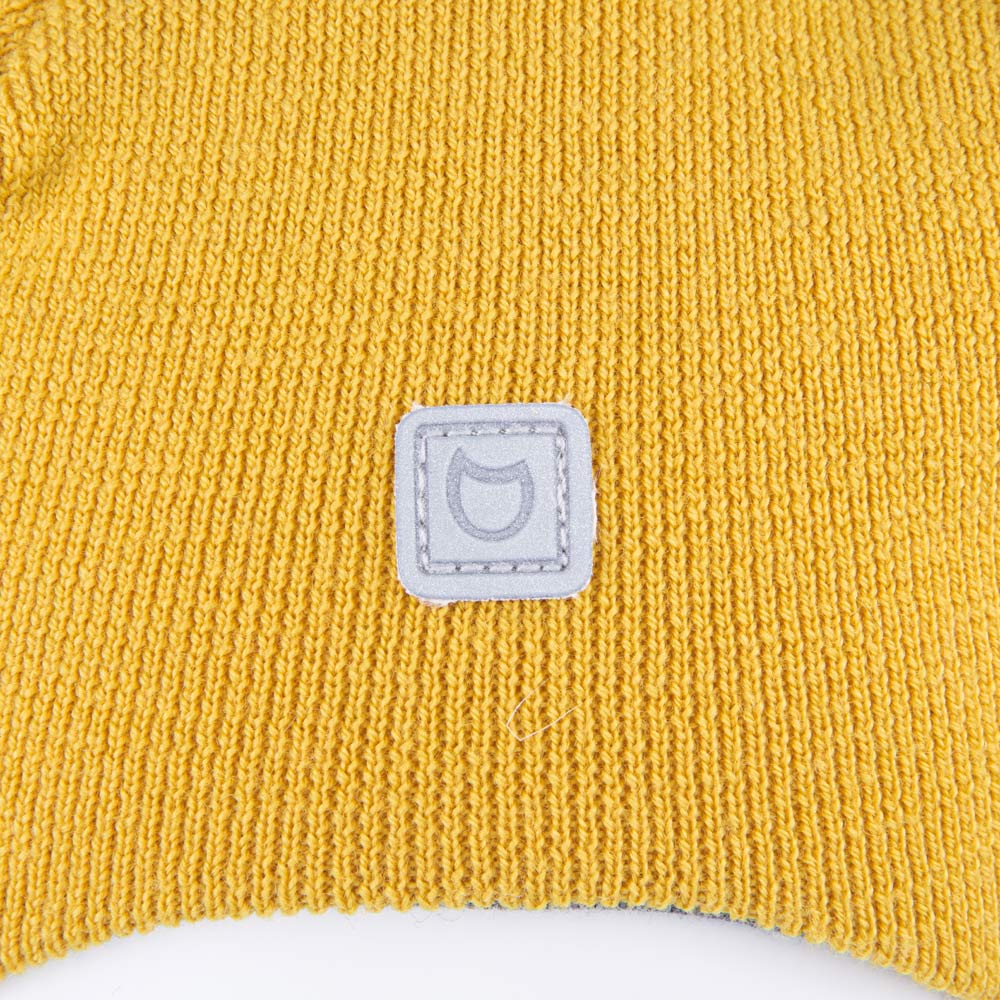 07711425-40 Шапка-шлем для мальчика Горчичный, все фото 3