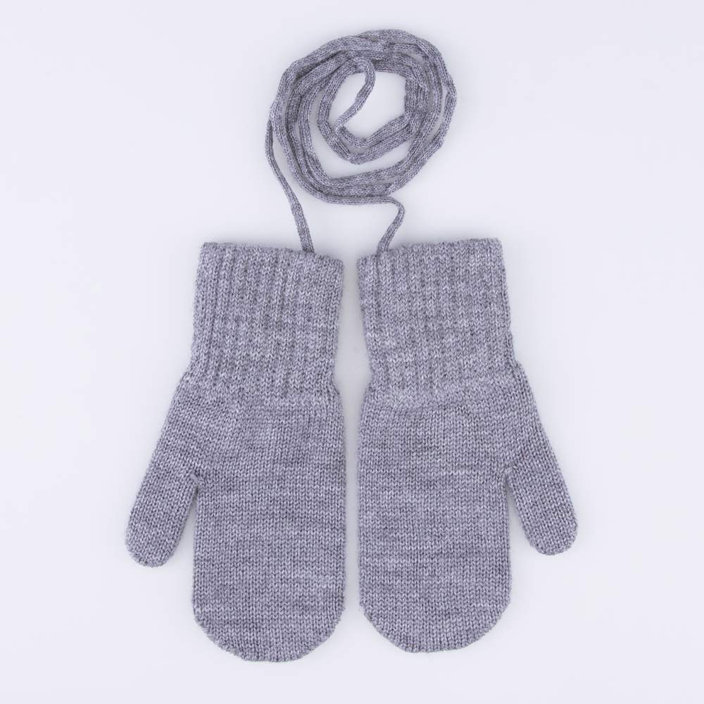 07721198-41 Варежки из шерсти мериноса серый, все фото 1