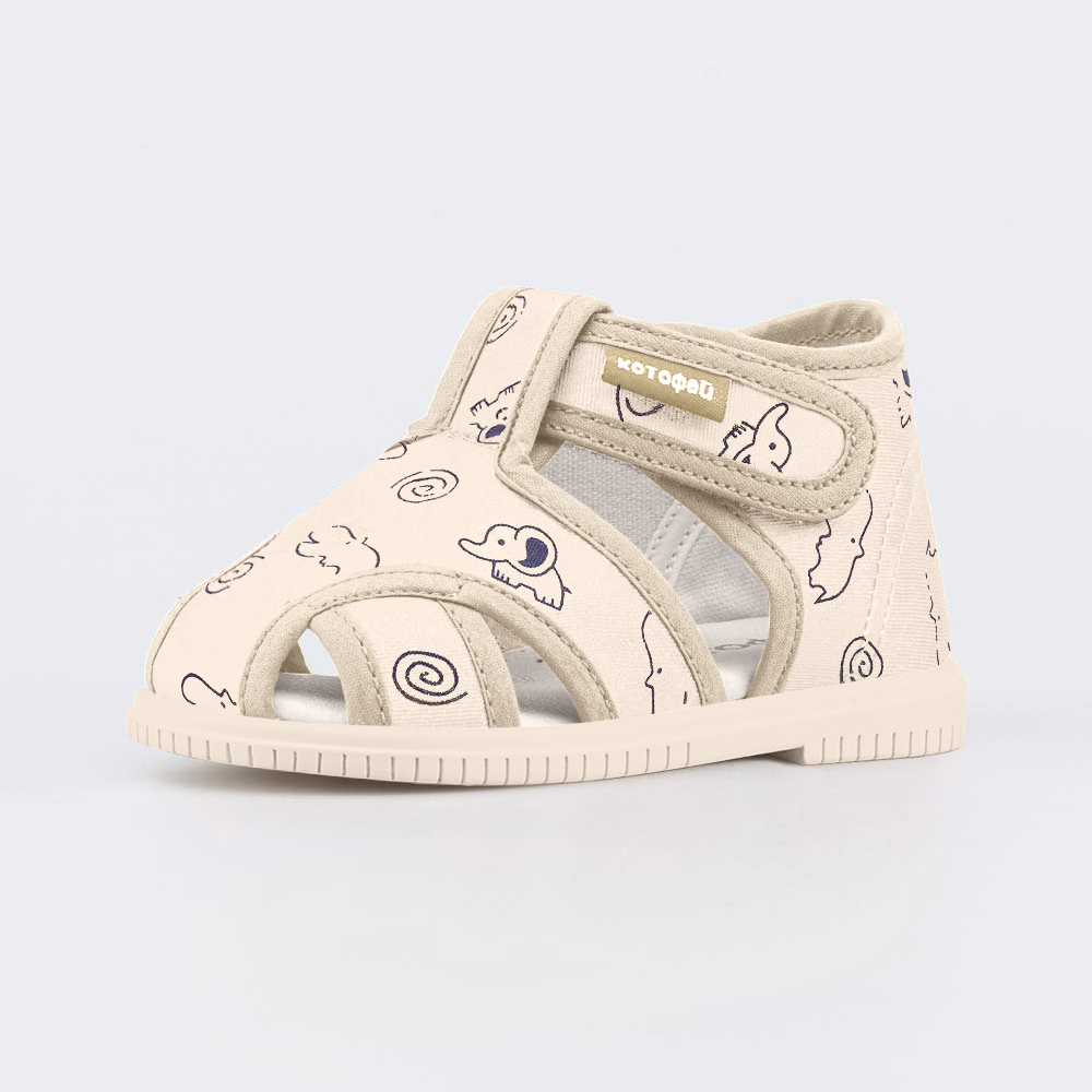 121072-71 Текстильная обувь для первых шагов Слоненок, все фото 1