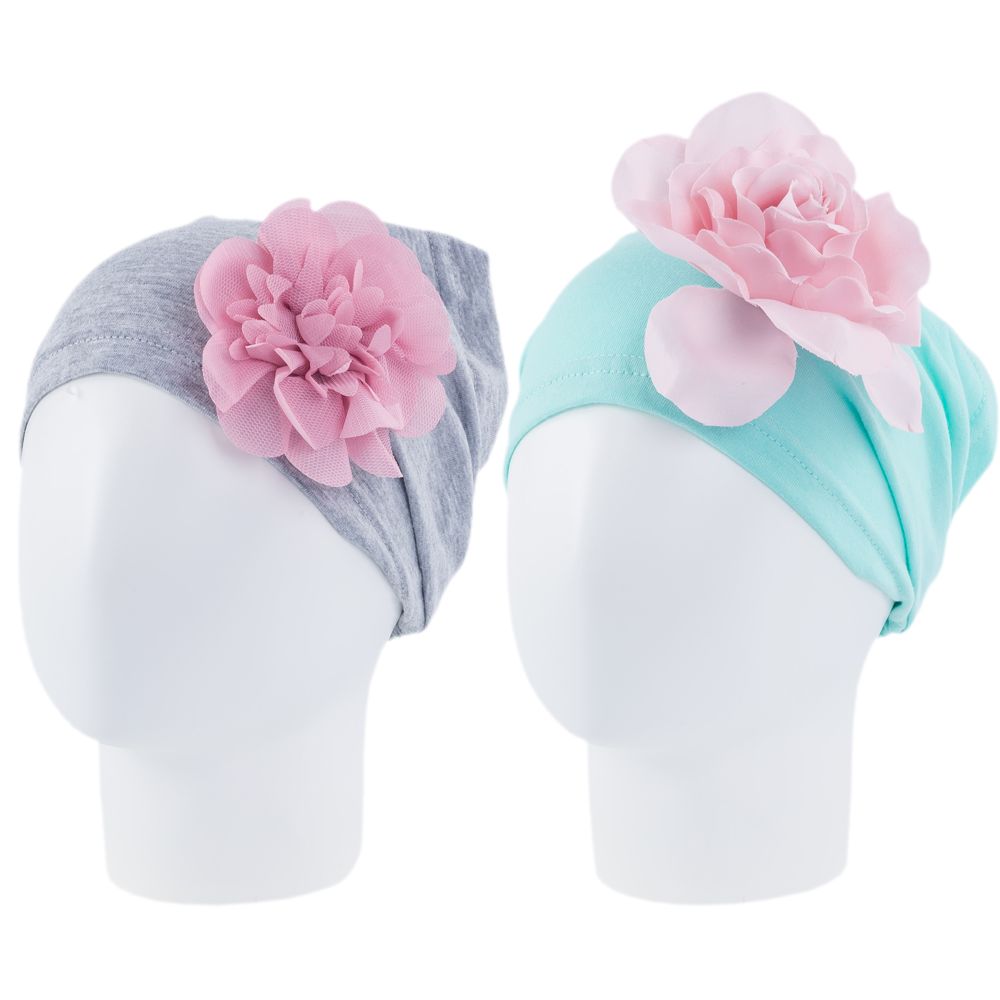 07811107-40 Косынка для девочки голубая, все фото 1