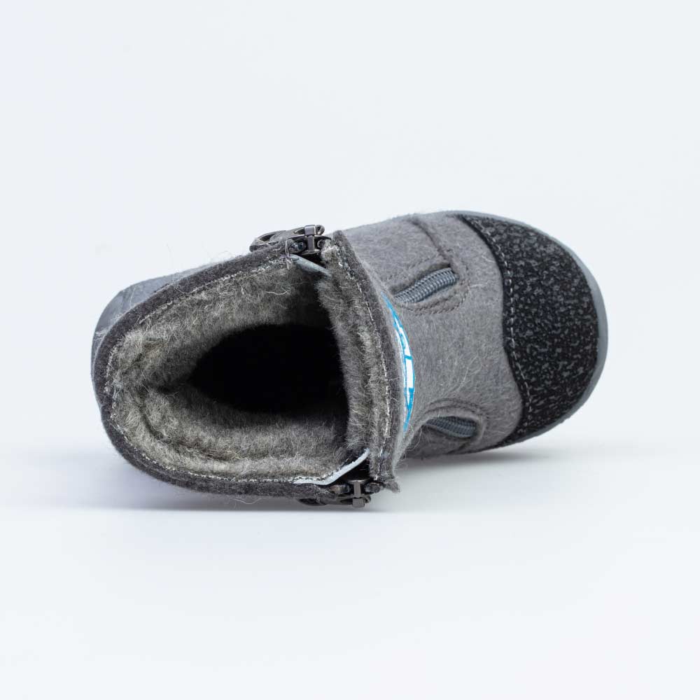 167061-41 Серые валенки на молнии , все фото 4