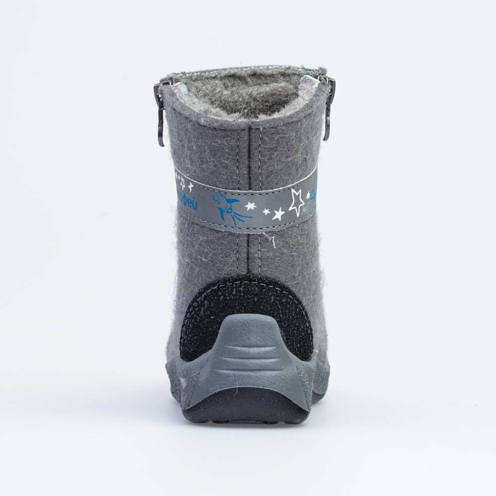 167061-41 Серые валенки на молнии , все фото 5