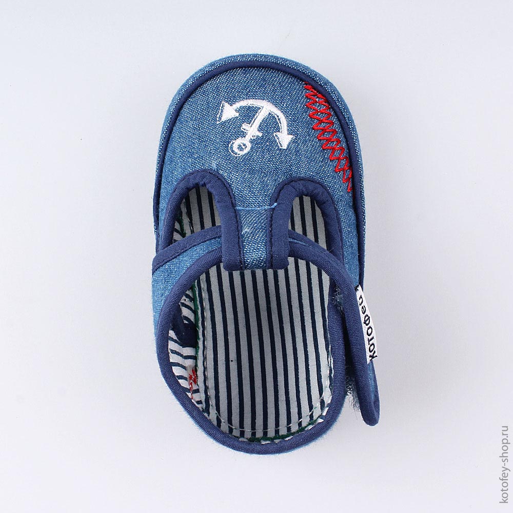 001084-11 Пинетки- сандалии синие, все фото 4