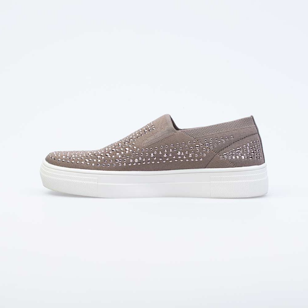 731105-12 Кеды из вязаного текстиля со стразами, все фото 2