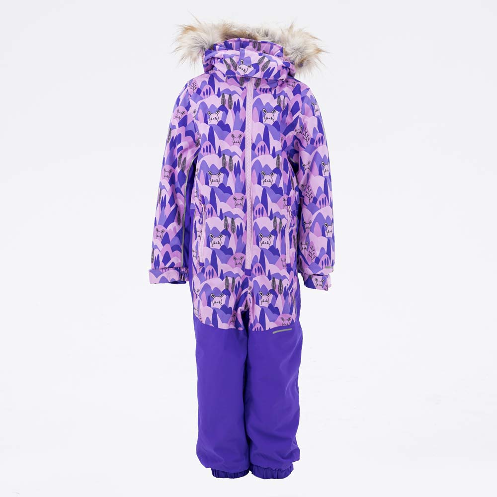 07869043-42 Зимний комбинезон детский Зайчики в лесу, все фото 1