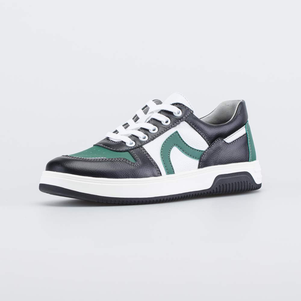 732382-22 Кожаные полуботинки для мальчика-подростка, все фото 1