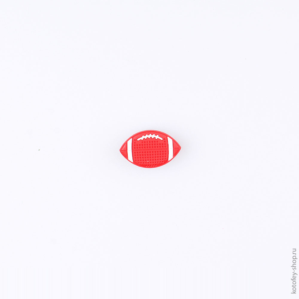 03014003-40 Украшение для обуви Мяч красный, все фото 1