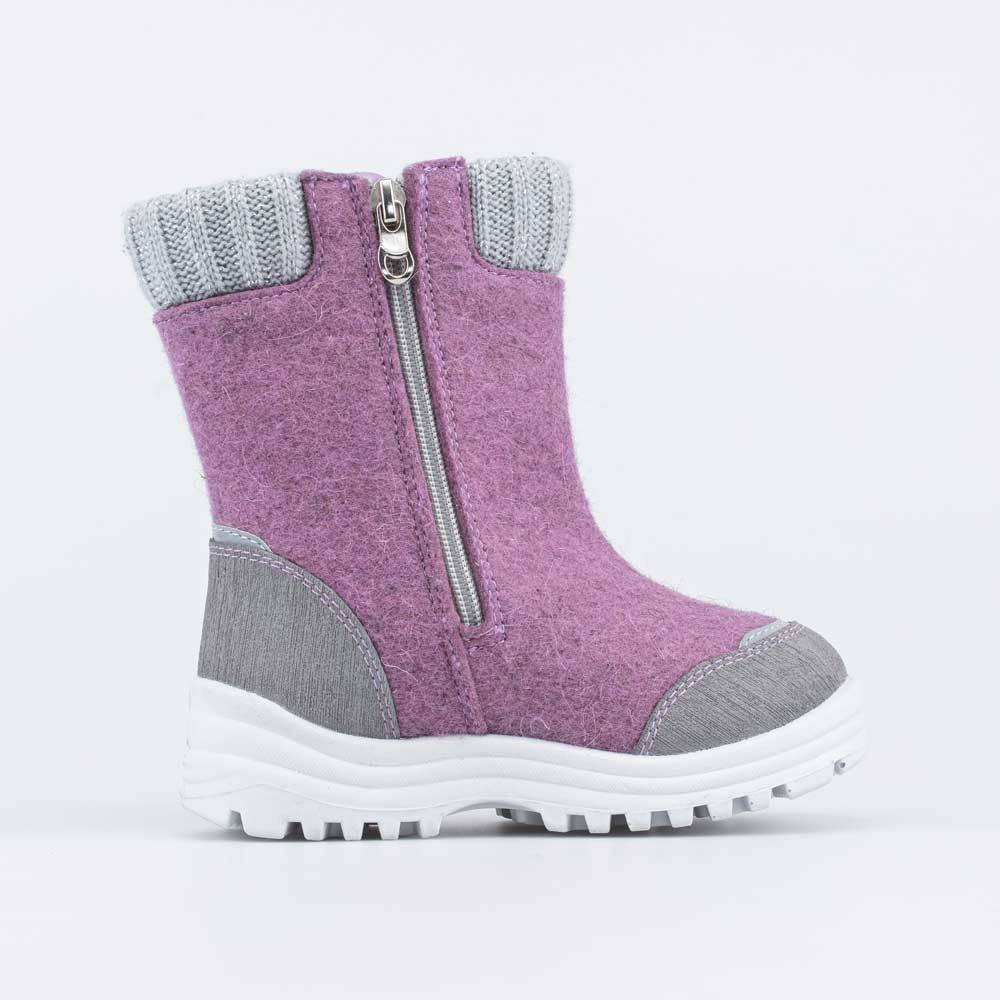 267060-43 Валенки на молнии Варежки сиреневый, все фото 2