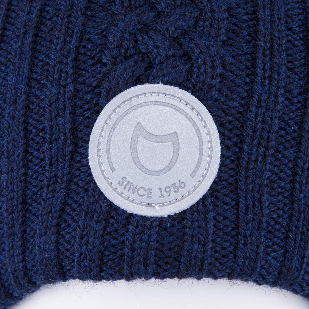 07711380-40 Шапка на завязках с утеплителем, синий, все фото 3