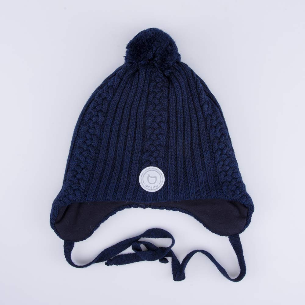 07711380-40 Шапка на завязках с утеплителем, синий, все фото 4