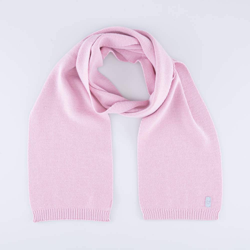 07812098-20 Шарф из шерсти мериноса детский розовый, все фото 1