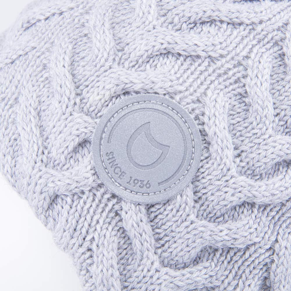 07811379-43 Шапка детская на завязках серый, все фото 3