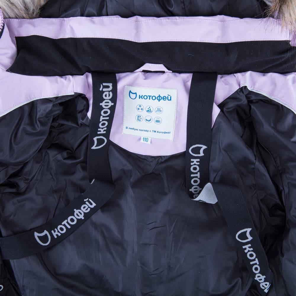 07858002-41 Зимнее пальто для девочки Сиреневый, все фото 4