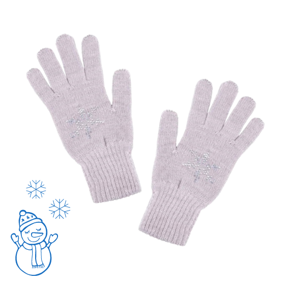 07822172-40 Перчатки детские двухслойные бежевый, все фото 1