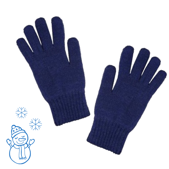 07721176-41 Теплые перчатки детские Синий, все фото 1