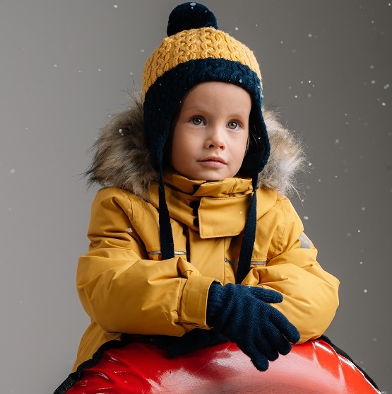 07721176-41 Теплые перчатки детские Синий, все фото 2