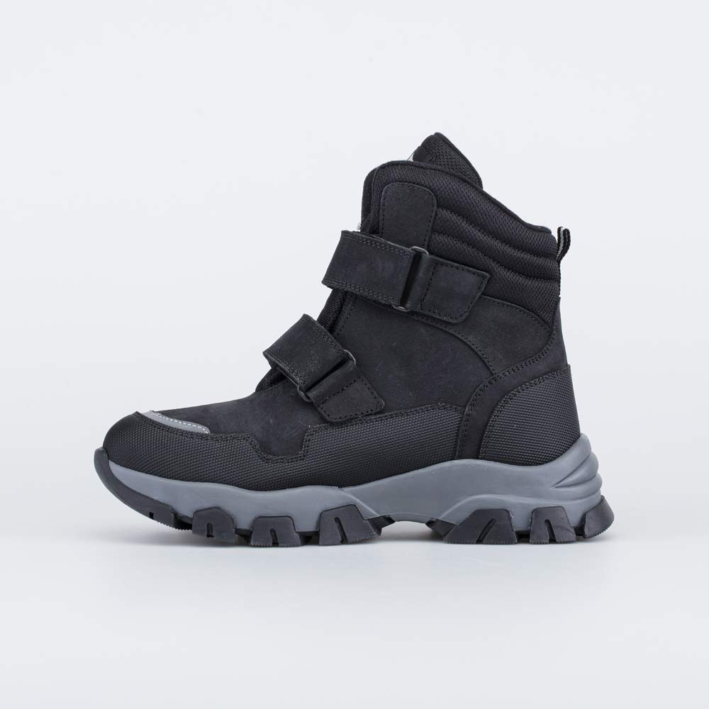 754067-42 Черные зимние ботинки для мальчика-подростка, все фото 2
