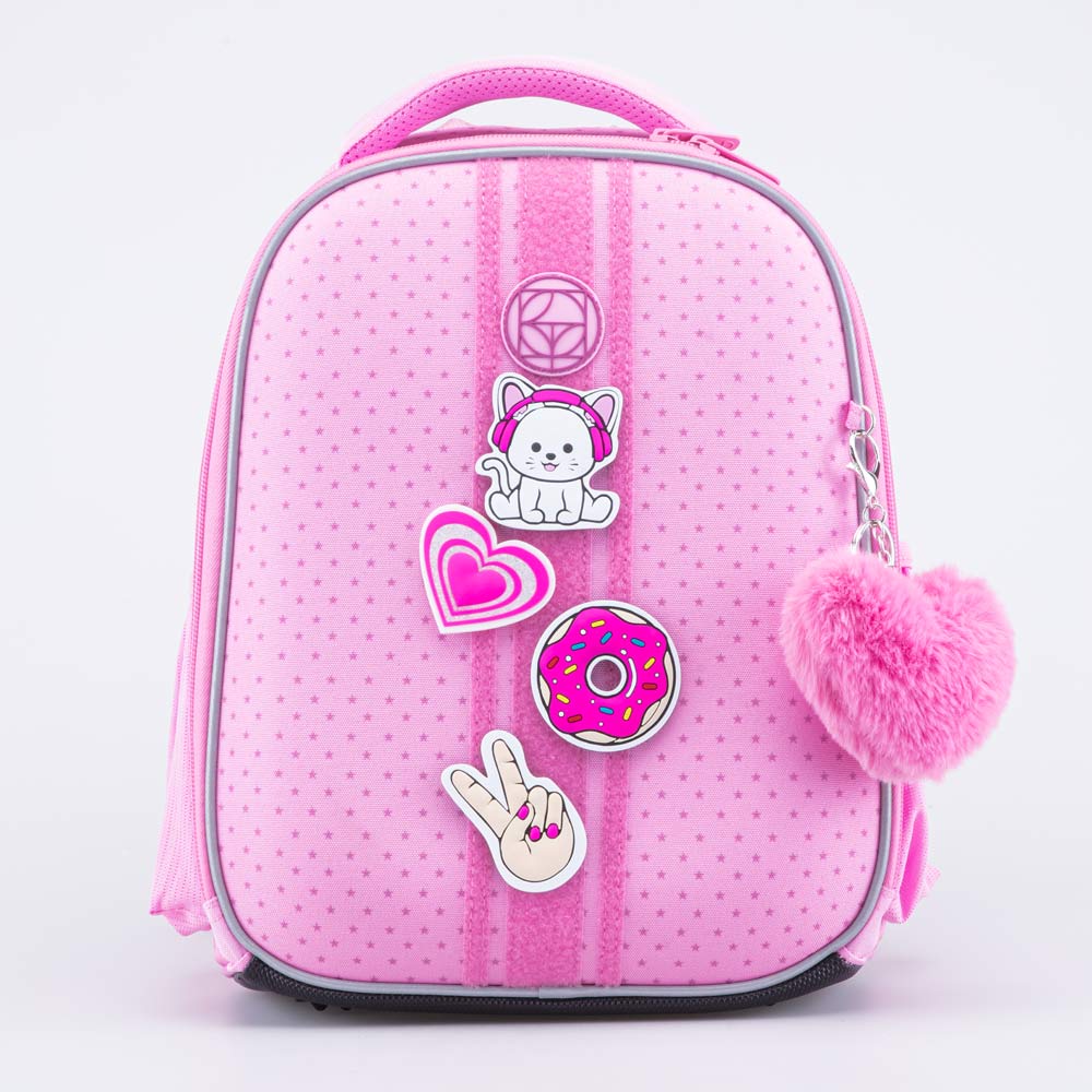 02804329-40 Рюкзак школьный розовый КК, все фото 1