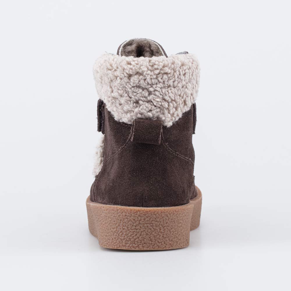 652231-51 Коричневые зимние ботинки для девочки , все фото 5