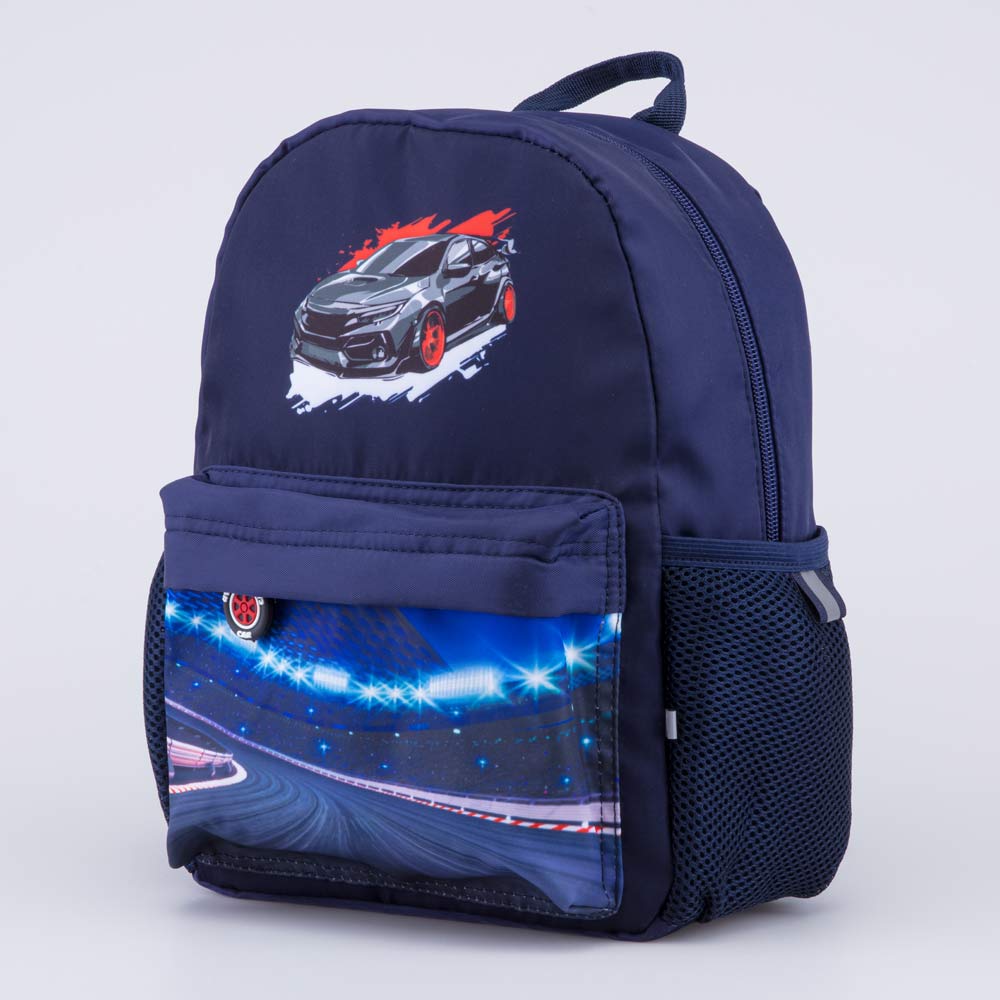 02710347-40 Детский рюкзак с термонаклейками Автогонки, все фото 2