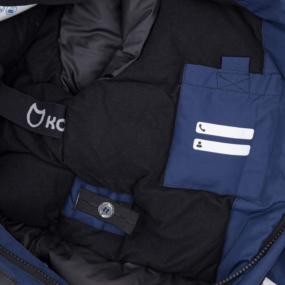 07769040-41 Зимний комбинезон темно-синий, все фото 5