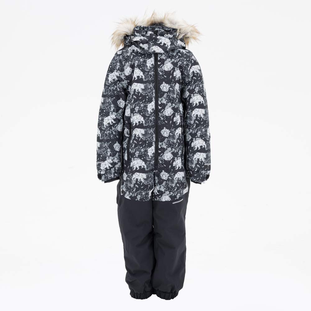 07769042-42 Зимний комбинезон Медведи черно-белый, все фото 1