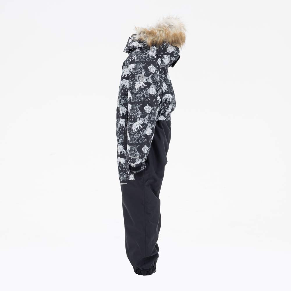 07769042-42 Зимний комбинезон Медведи черно-белый, все фото 2