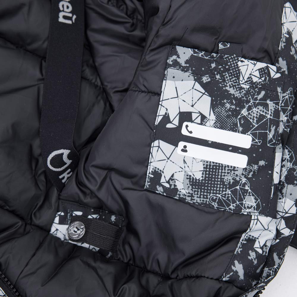 07769042-42 Зимний комбинезон Медведи черно-белый, все фото 5