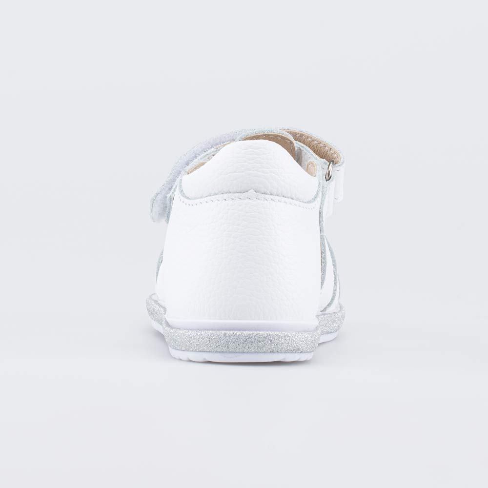 122248-22 Кожаные босоножки для девочки Сердечко , все фото 5