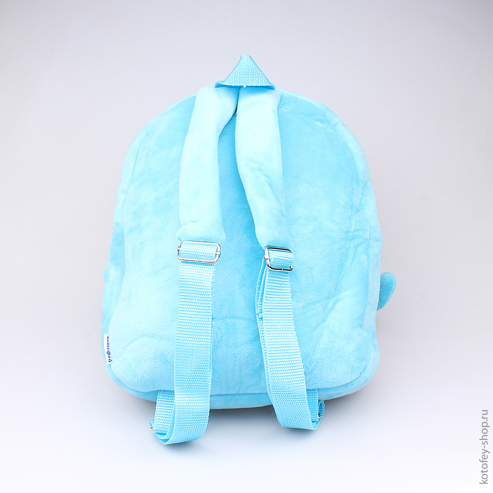 02003066-00 Плюшевый рюкзак Птичка Голубой, все фото 3