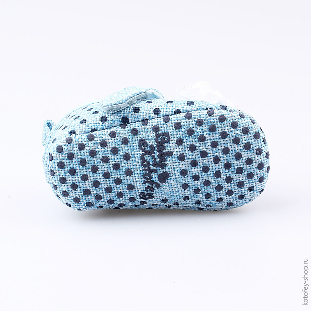 001073-11 Пинетки в виде туфелек с белым цветочком, все фото 3