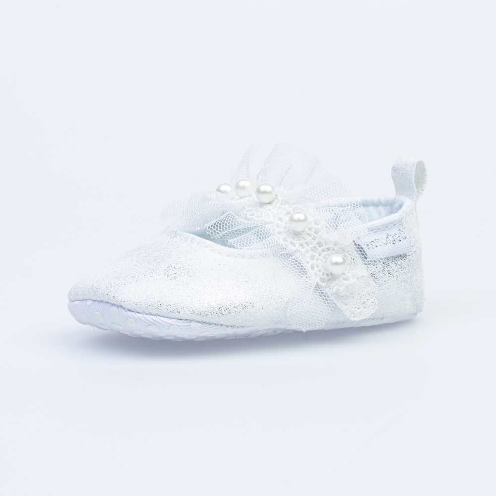 001088-11 Пинетки белые крестильные, все фото 1