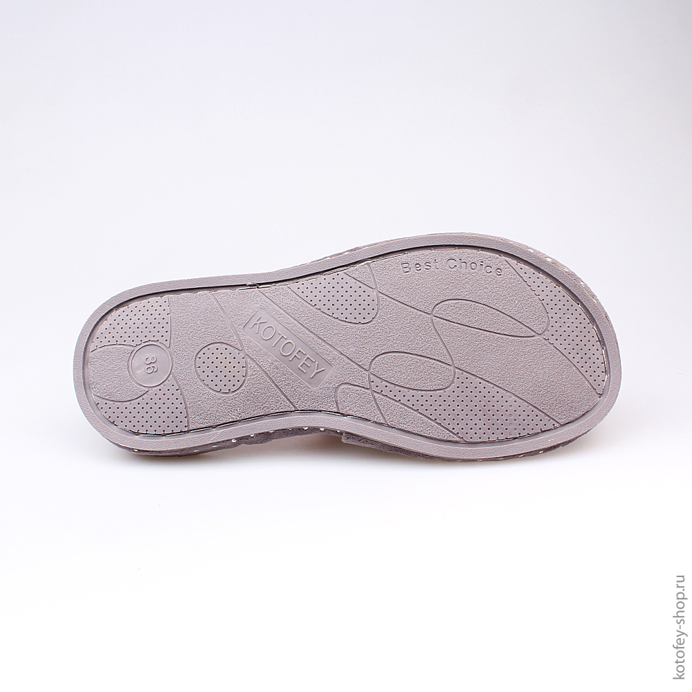 731008-11 Тапочки серые, все фото 3