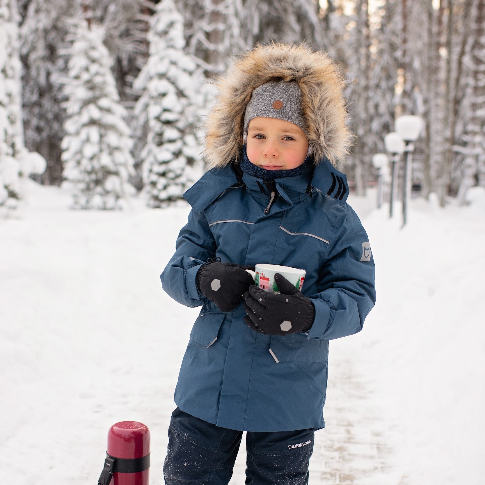 07057001-41 Зимняя куртка для мальчиков Синий, все фото 6