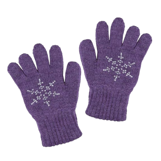 07822171-41 Перчатки для девочек черника, все фото 1