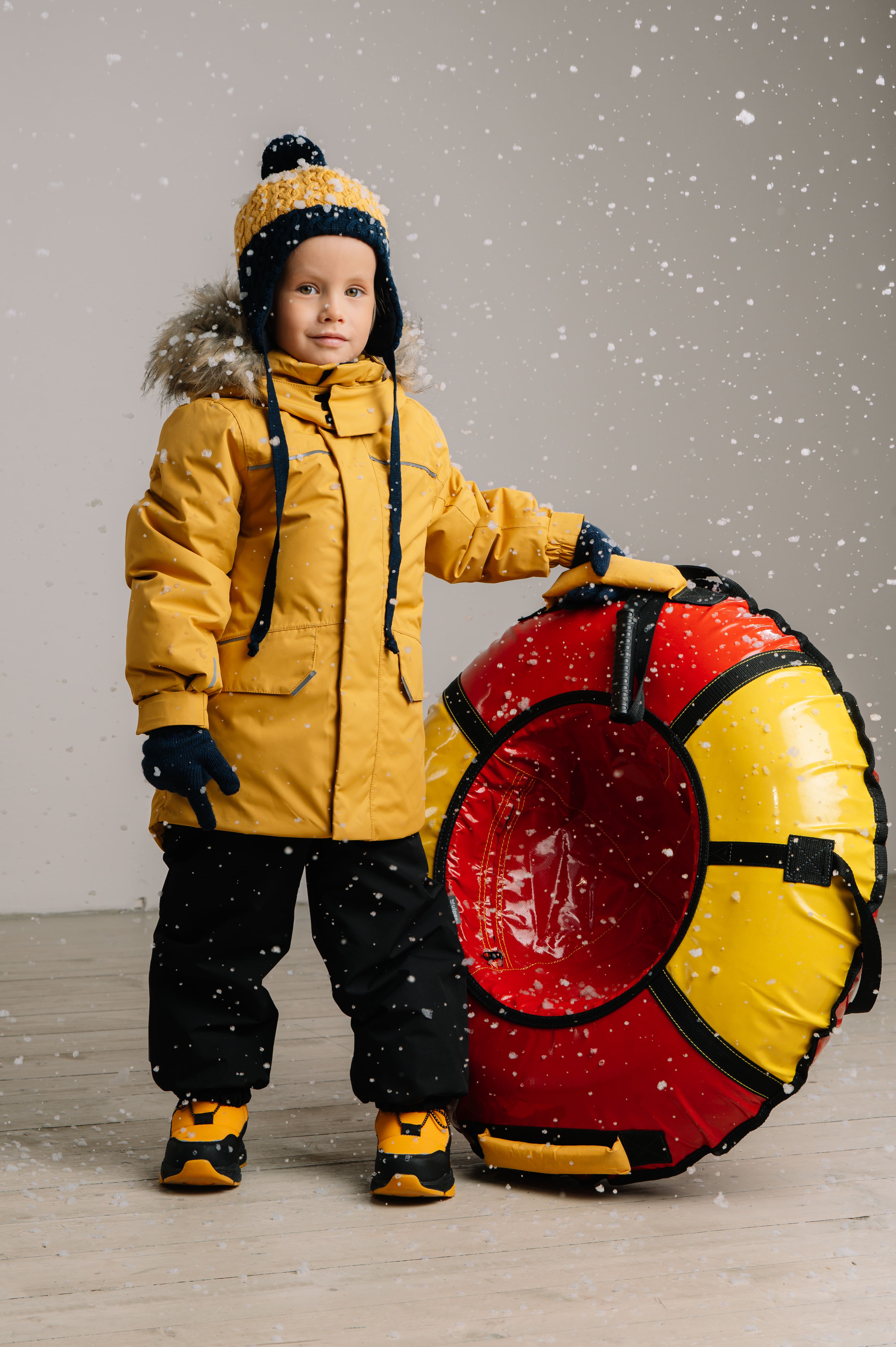 07057001-40 Зимняя куртка для мальчика Горчичный, все фото 5