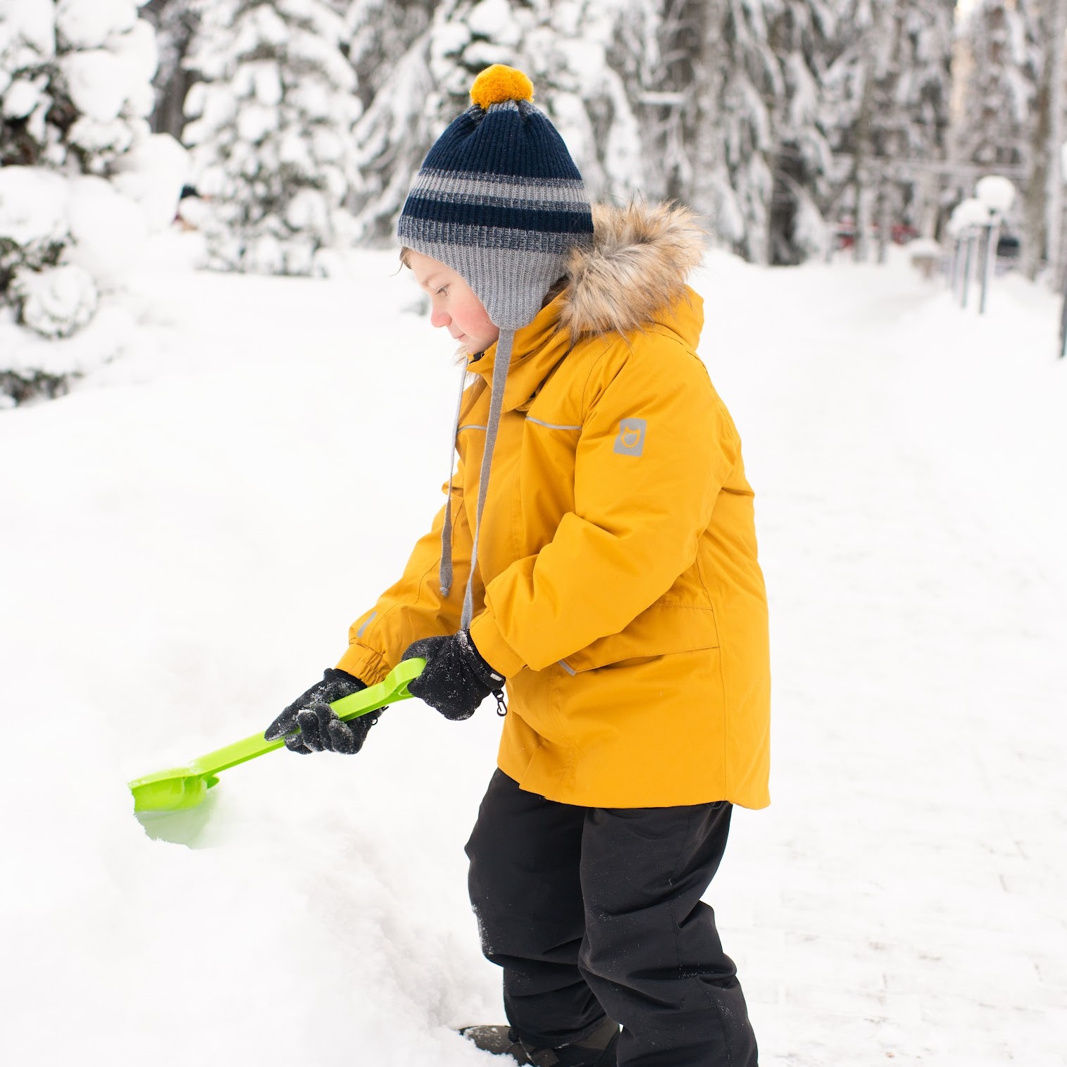 07057001-40 Зимняя куртка для мальчика Горчичный, все фото 8
