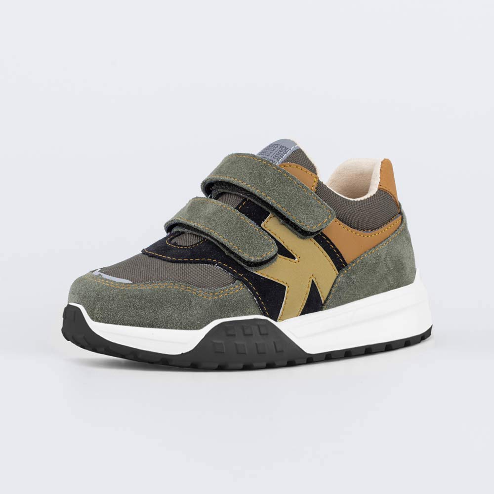 344456-71 Кожаные кроссовки на липучках, все фото 1