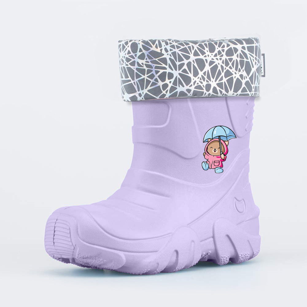 365172-13 Сапожки из ЭВА светоотражающие Медвежонок, все фото 1