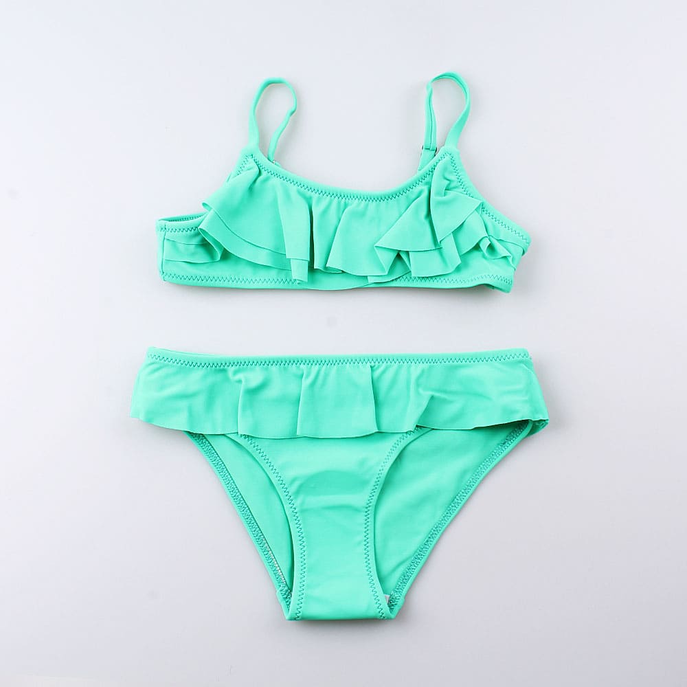 07853005-41 Купальник для девочки салатовый, все фото 1