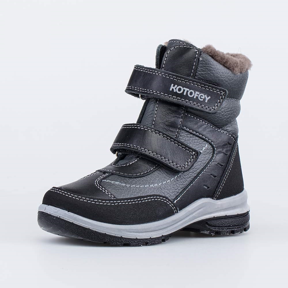 452099-52 Зимние ботинки на липучках , все фото 1