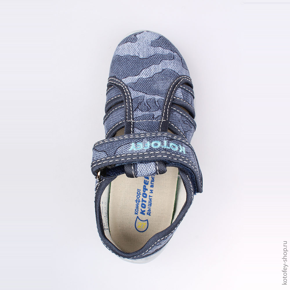 421021-11 Сандалии текстильные, все фото 4