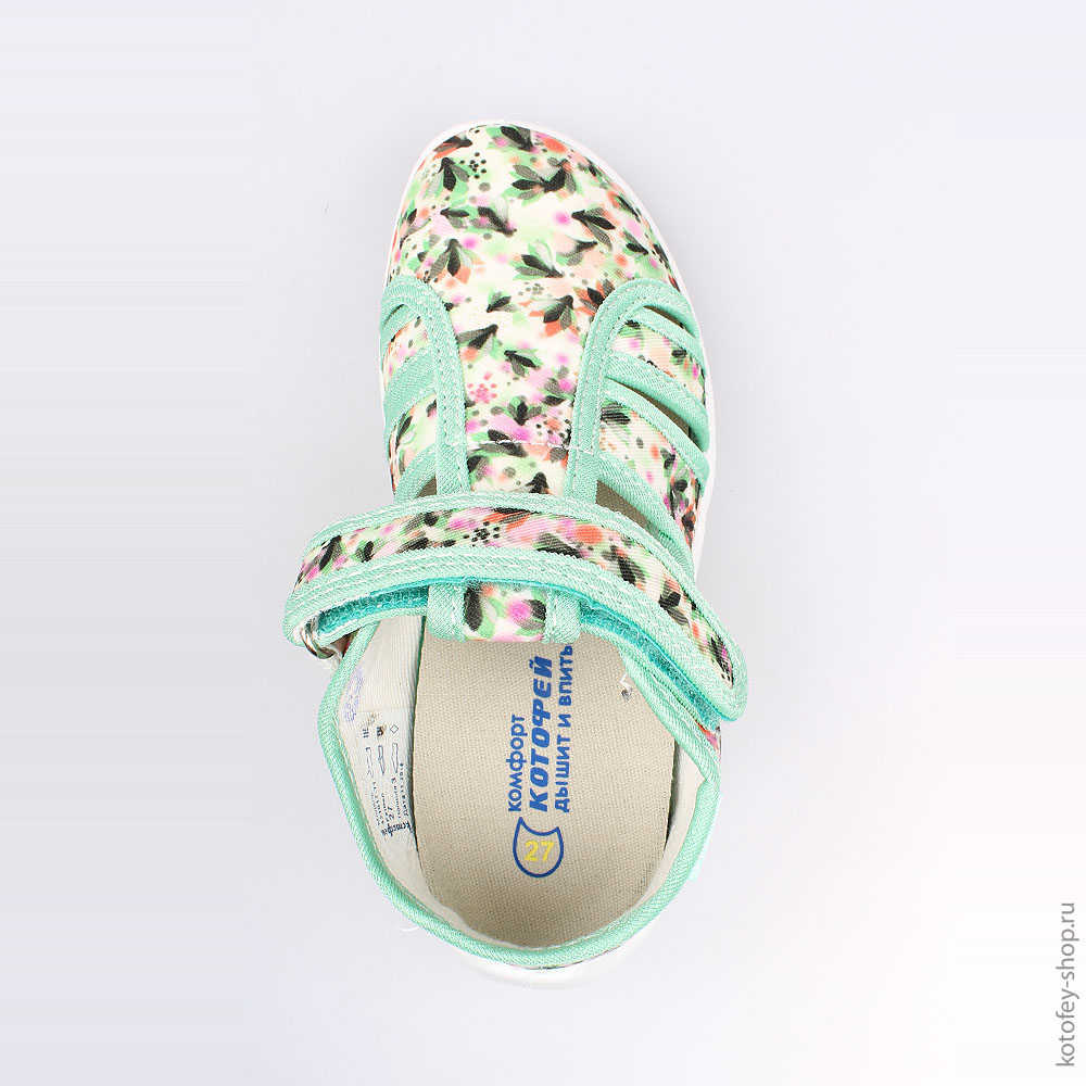 421017-11 Босоножки текстильные, все фото 4